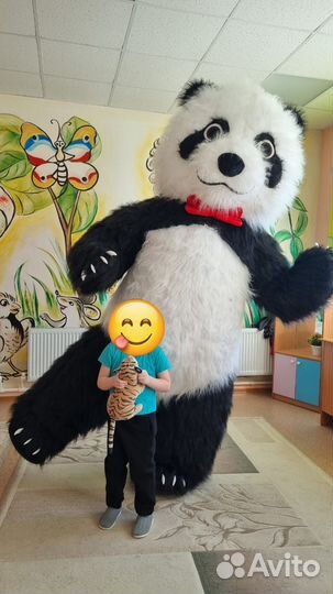 Белый мишка поздравление/Ростовая кукла/Аниматоры