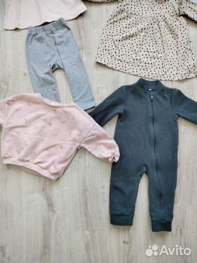 Вещи на девочку 74-86 рост