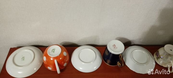 Чайные пары. ссср.Вербилка.Костяной фарфор