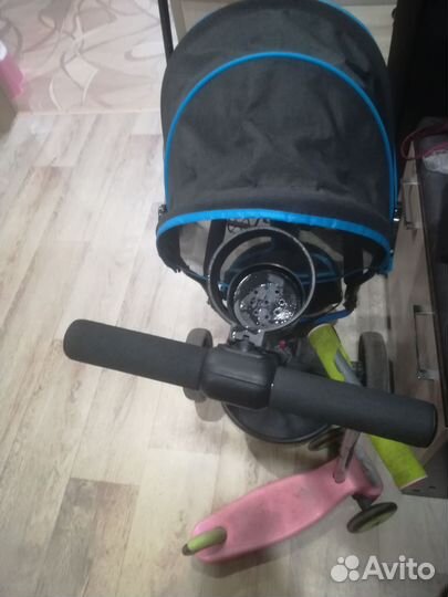 Трехколесный велосипед с родительской ручкой