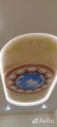 Натяжные потолки без пыли и грязи / Слив воды