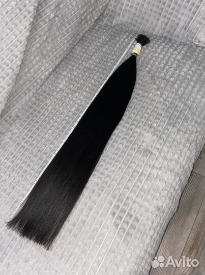 Волосы для наращивания,70см, тон1Б, прямые