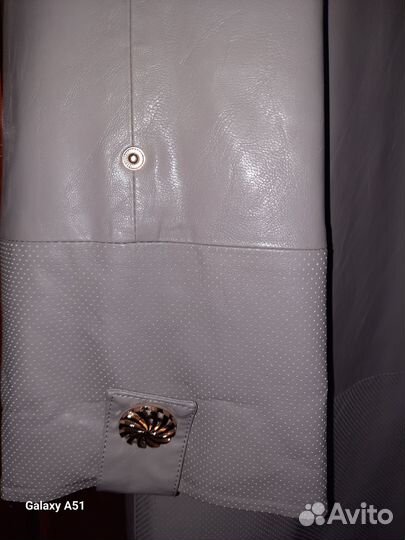 Полупальто женское экокожа