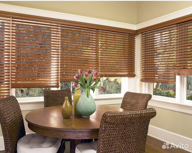 Деревянные жалюзи бу