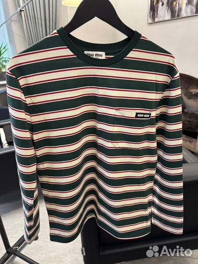 Miumiu лонгслив