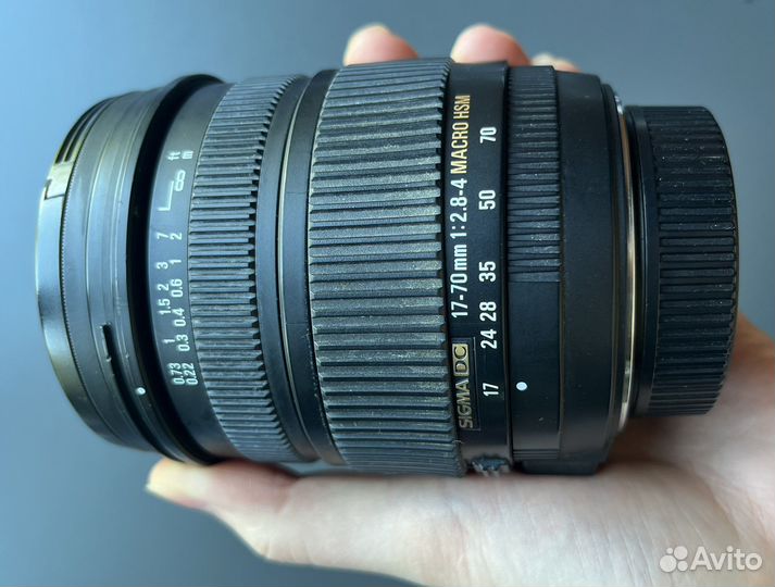 Объектив sigma DC для nikon macro 17-70 mm 2.8–4