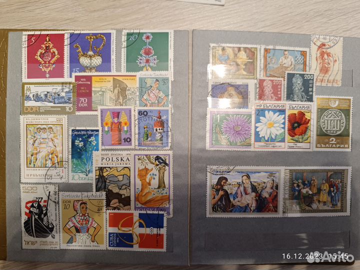 Коллекция почтовых марок разных стран