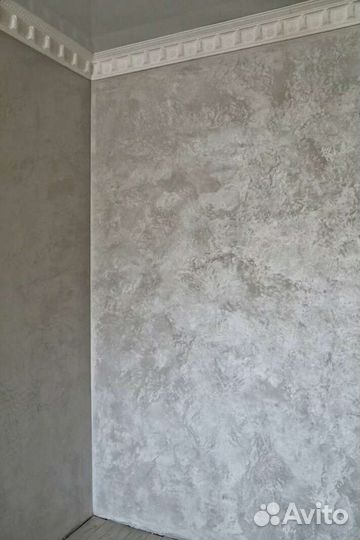 Декоративная штукатурка мокрый шёлк под мрамор