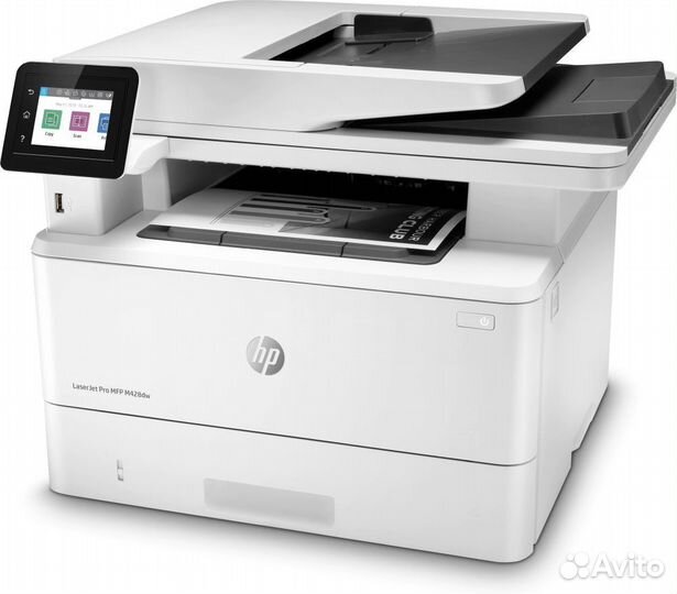 Мфу лазерный HP LaserJet Pro RU M428dw, белый