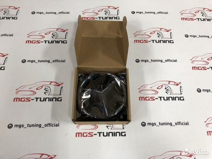 Звезда Mercedes с подсветкой на e-class w212