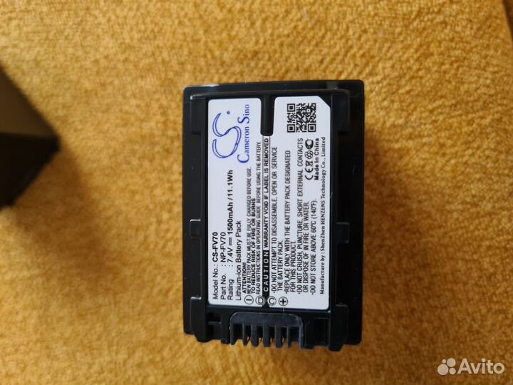 Аккумуляторная батарея iBatt NP-FV70