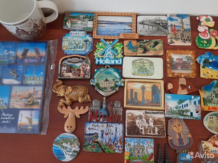 Магниты на холодильник,сувенирные кружки