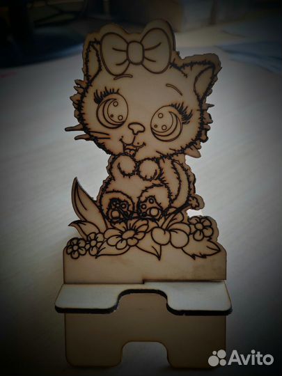 Подставки для телефона из фанеры