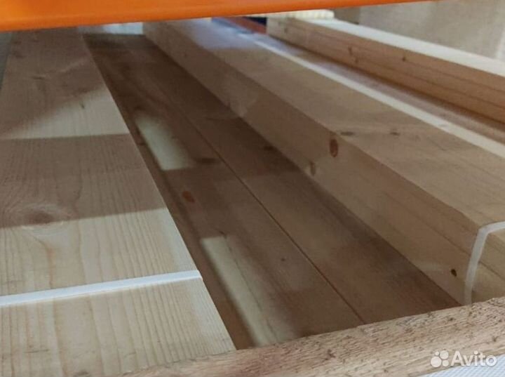 Доска строганая 38*89*3000 мм сорт AB скругление