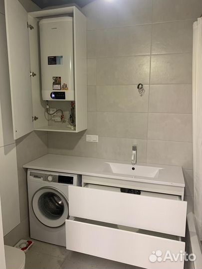 Тумба для ванной подвесная. Мебель для ванной