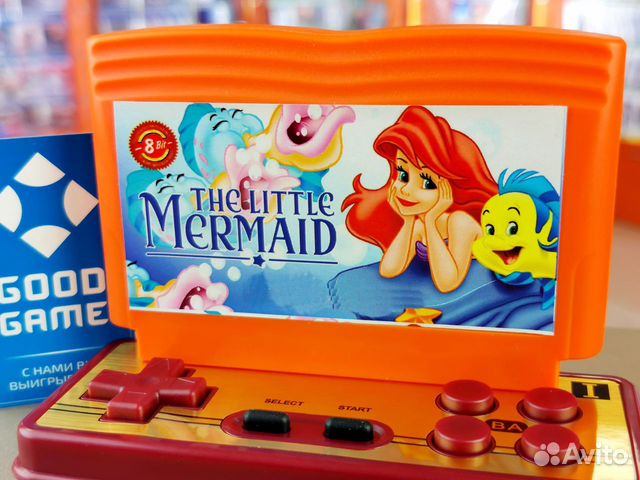 Денди 8-bit. Картридж Русалочка. Новый