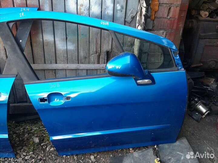 Дверь передняя Пежо 308 2007-2015г