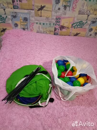 Детская игровая палатка с шариками