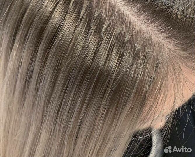 Наращивание и окрашивание волос