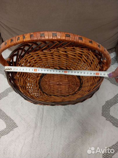 Корзина плетеная