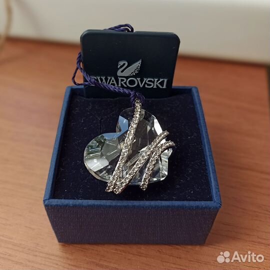 Кулон подвеска сердце Swarovski