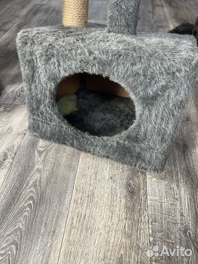 Домик для кошки с когтеточкой