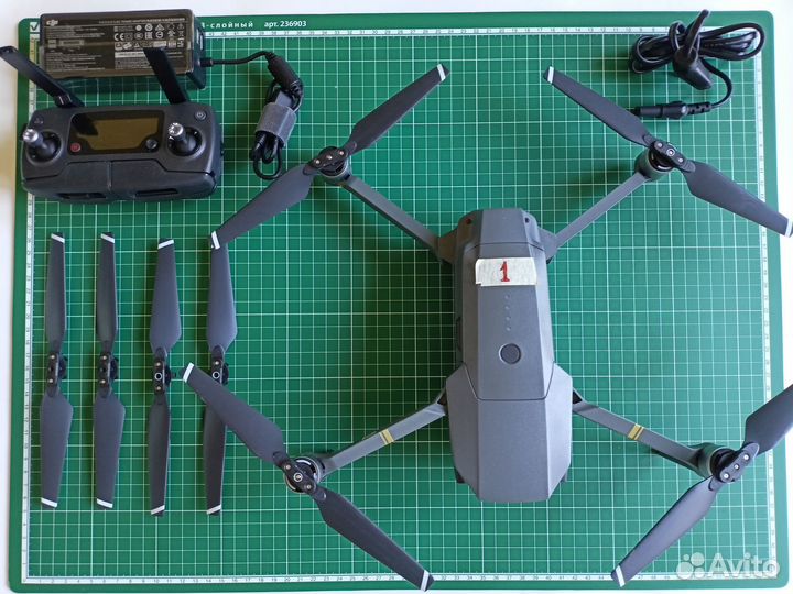 Квадрокоптер dji mavic pro с большой комплектацией