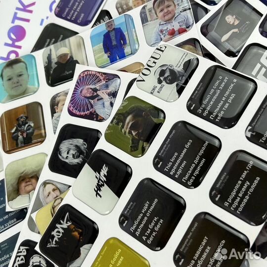 3D стикеры оптом от производителя большой выбор