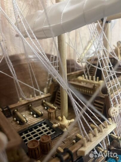 Коллекционный корабль ручной работы