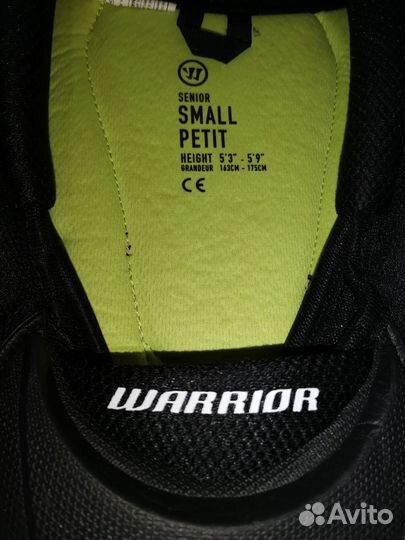 Нагрудник хоккейный Warrior Alpha