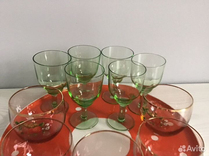 Бокалы цветное стекло