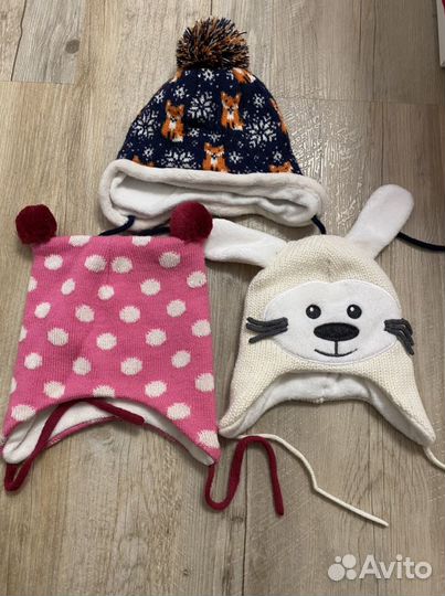 Tommi hilfiger шапки на девочку 1-3 года