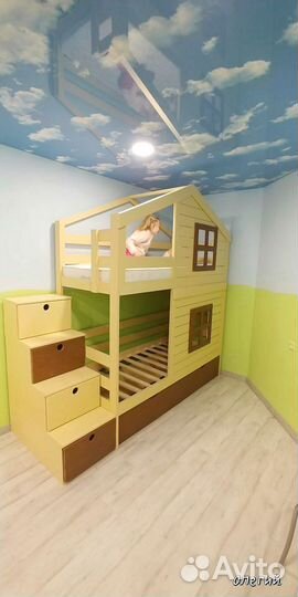 Двухъярусная кровать на заказ