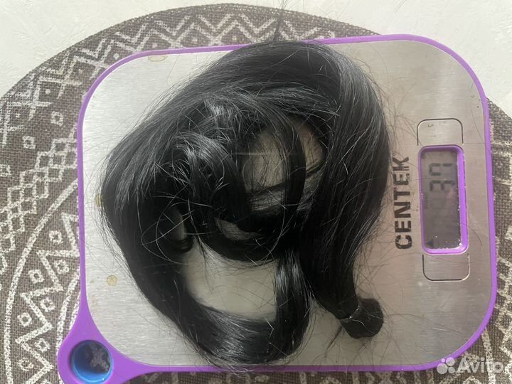 Волосы для наращивания черные