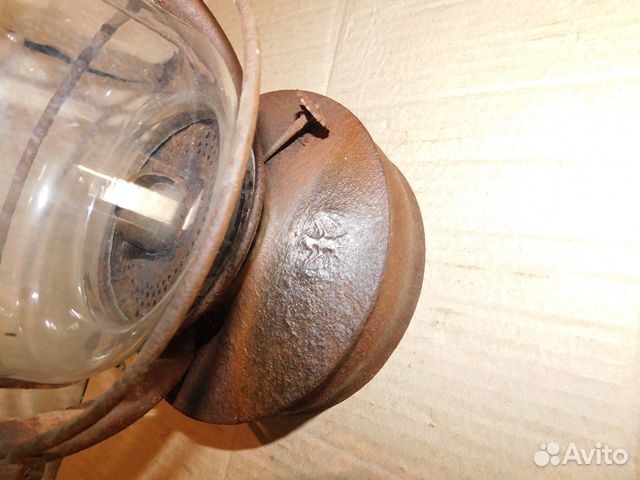 Антикварный,подвесной фонарь летучая мышь нэп СССР