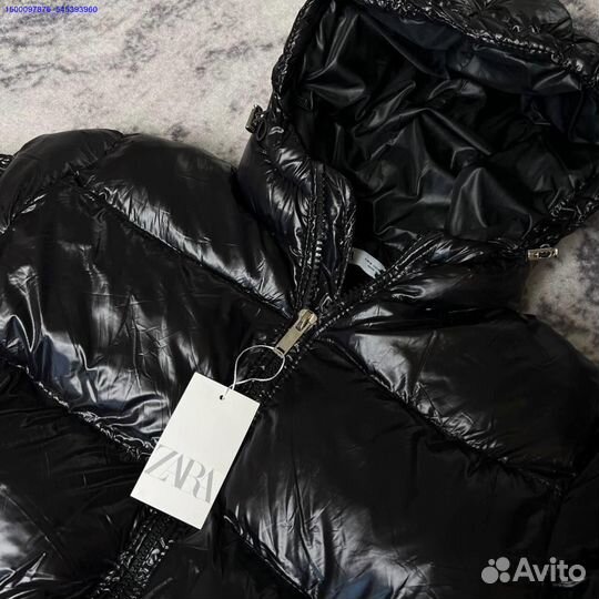 Пуховик Zara x Moncler puffer jacket (Арт.12958)