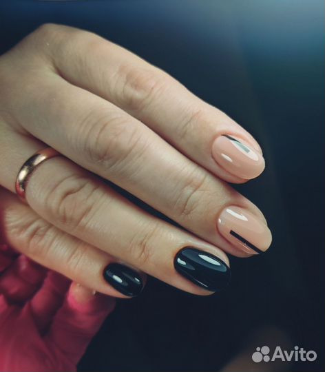 Маникюр,укрепление,покрытие гель лаком