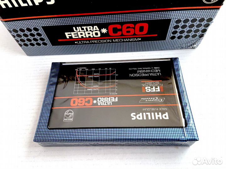 Аудиокассеты Philips Ultra Ferro C 60 - 1982 г