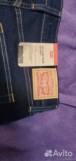 Джинсы Levi's скини новые