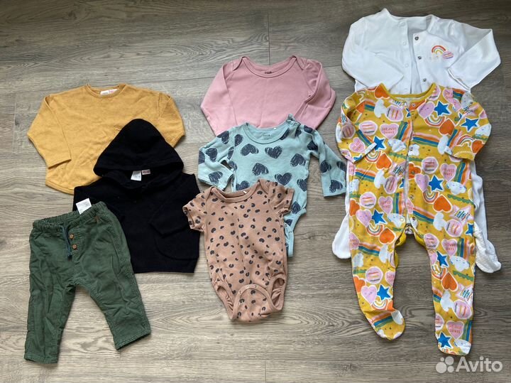 Одежда пакетом для девочки 80