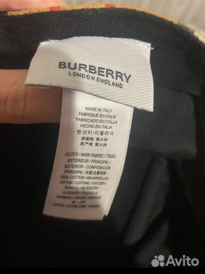 Кепка burberry