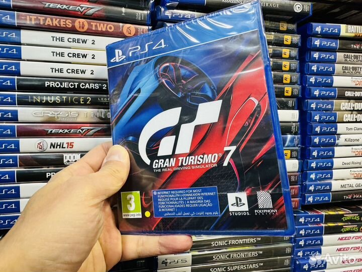 Gran turismo 7 ps4 диск новый