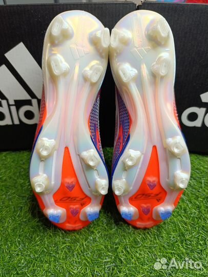 Футбольные бутсы adidas f 50+ без шнурков