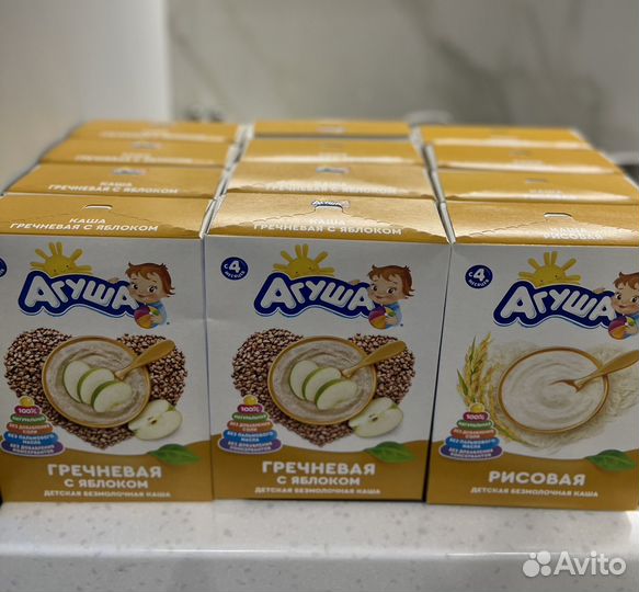 Каша Агуша Безмолочная