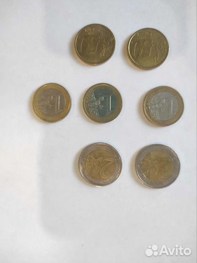 Монеты евро