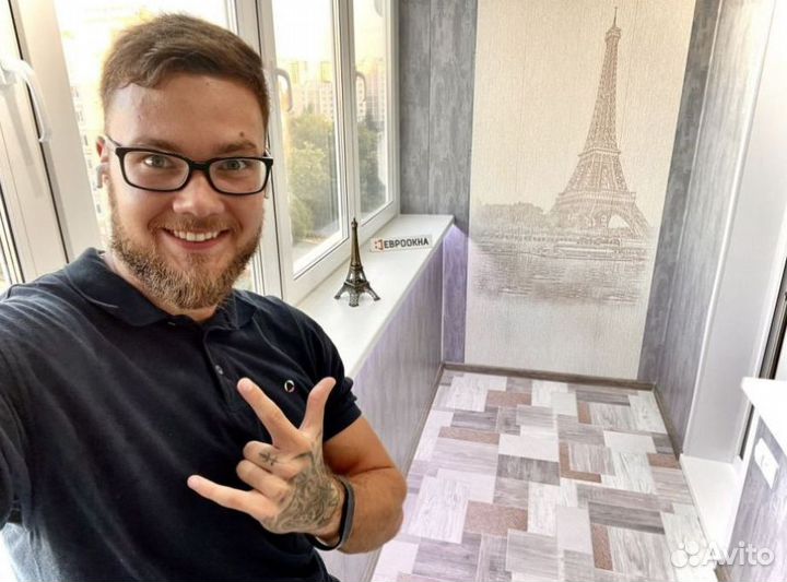 Остекление\ремонт балконов и лоджий под ключ нск