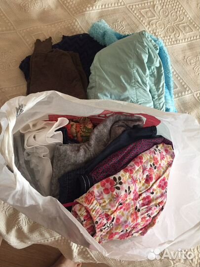 Вещи пакетом на девочку размер 110 116