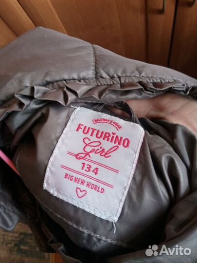 Пальто для девочки 134