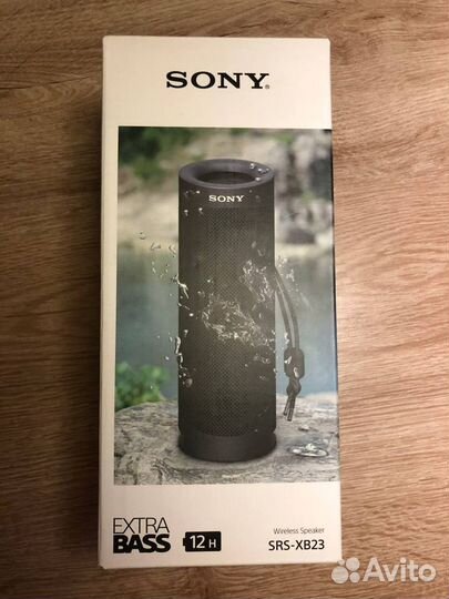 Портативная колонка Sony SRS-XB23, черный