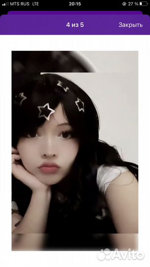 Заколк звездочки для волос клик - клак Y2K